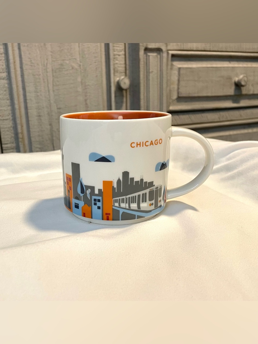 2013 Starbucks CHICAGO Mug/Cup~ “You Are Here” Collection - 14 oz - Coffee/Tea